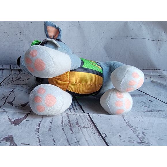 Paw Patrol Plush 7in Stuffed Animal Toy Rocky Recycle Pup 2018 Dog Spin Master - Picture 5 of 6